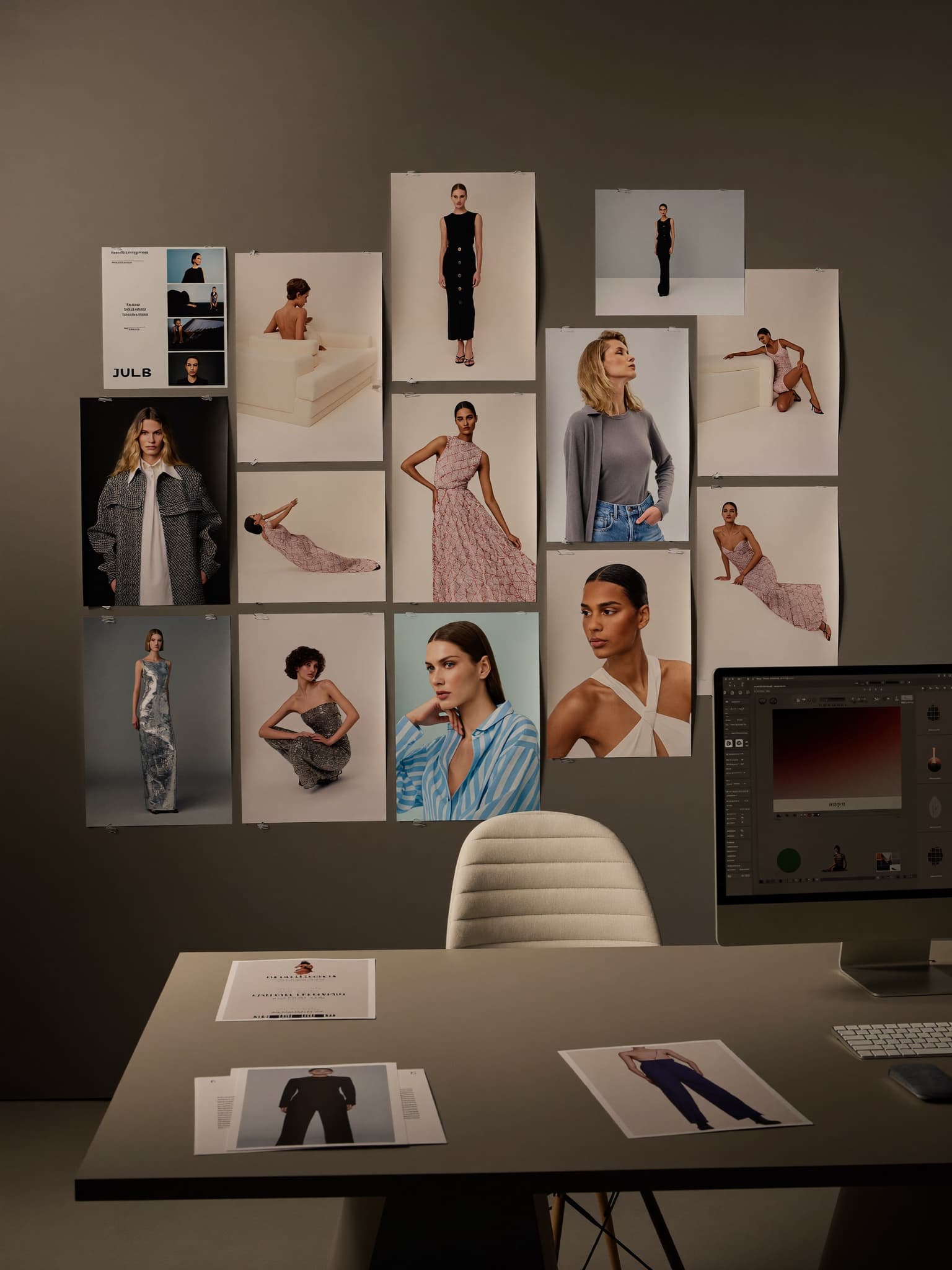 Inside the studio