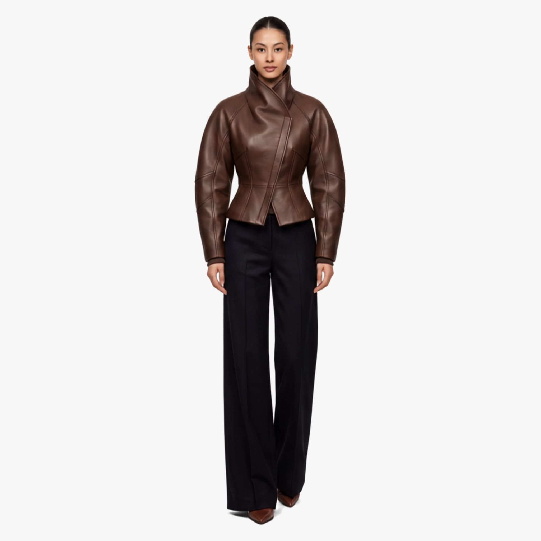 The rendered garment, seen on figure